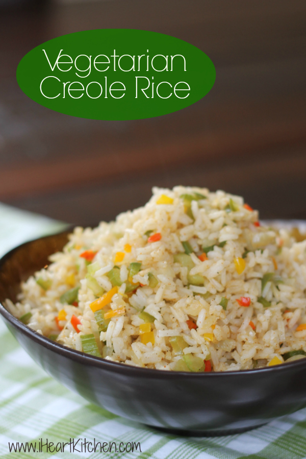 Vegetarian Creole Rice - I Heart Kitchen